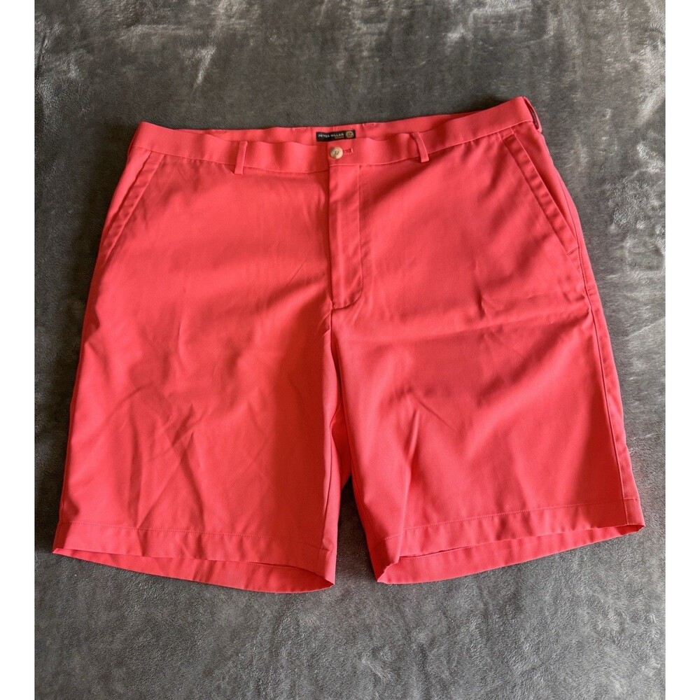 Peter Millar Shorts Mens 40 Pink Performance Shorts Wicking Stretch Golf